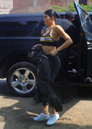 Kylie Jenner in Leggings Out in Peru 